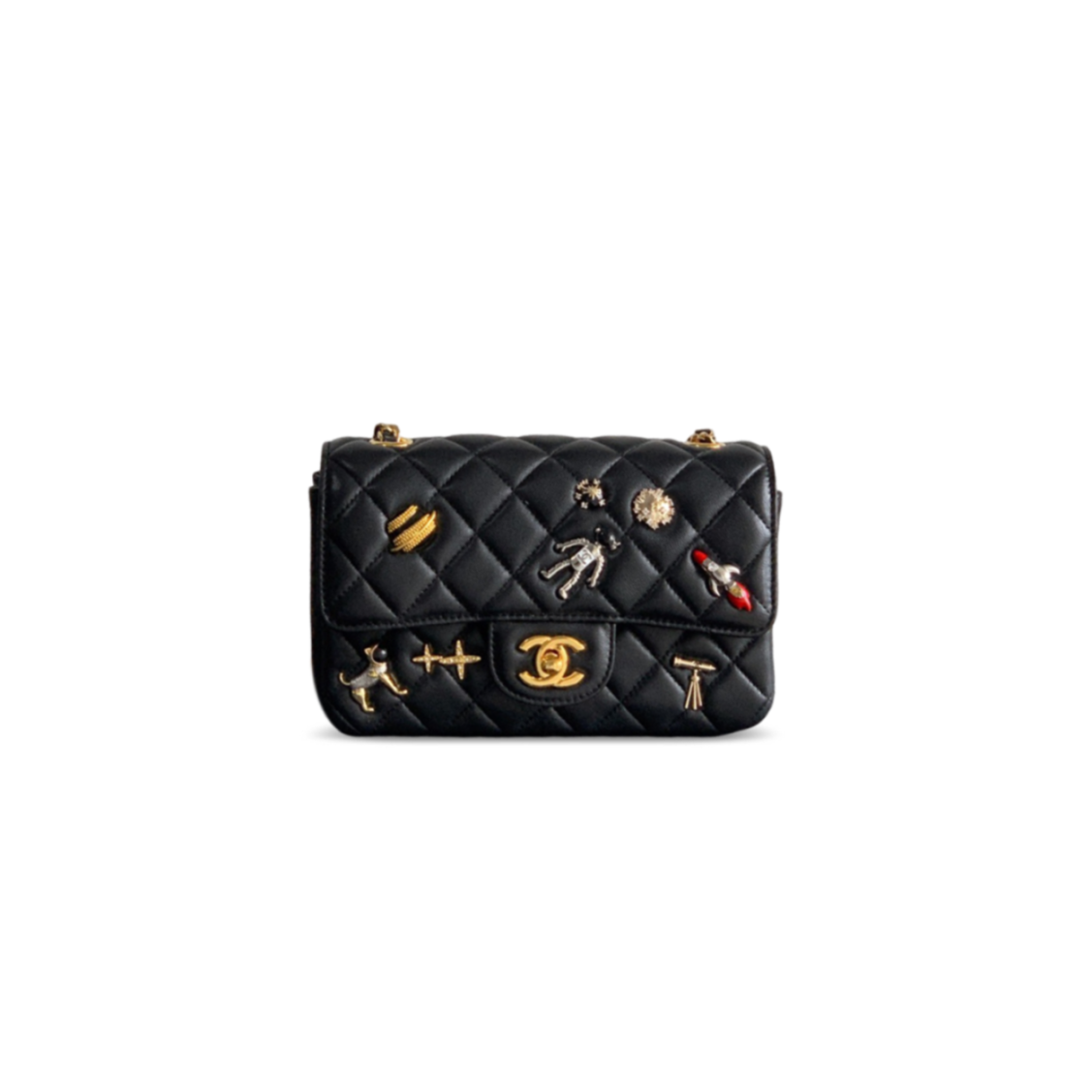 Ch**el mini classic flap 11.12 handbag (20*13*6cm)